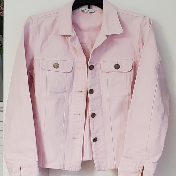 CAbi Jackets & Blazers - CAbi Blush Pink Denim Jacket